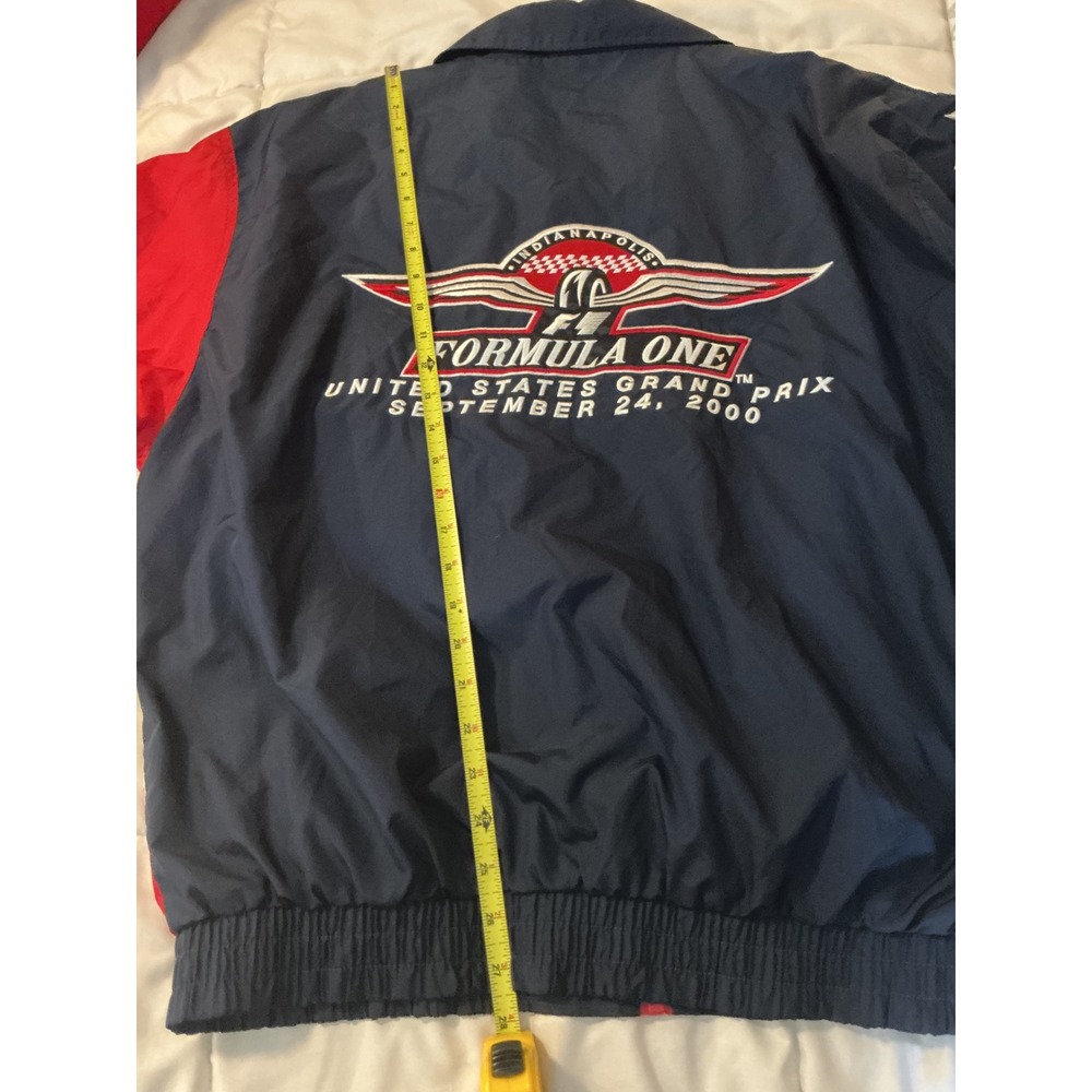 Logo Athletic Formula 1 USGP 2000 Indianapolis Windbreaker Jacket Mens Large L - Picture 12 of 13